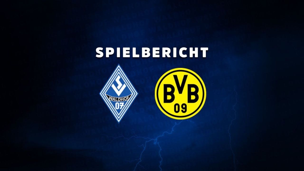 Spielbericht SV Waldhof Mannheim gegen Borussia Dortmund II